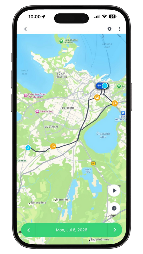 Navirec reports and EcoDrive score