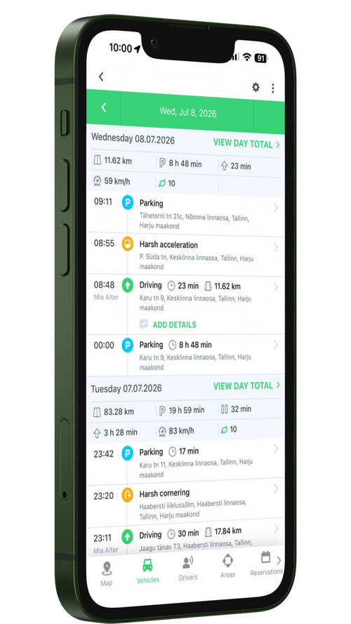 Navirec live map